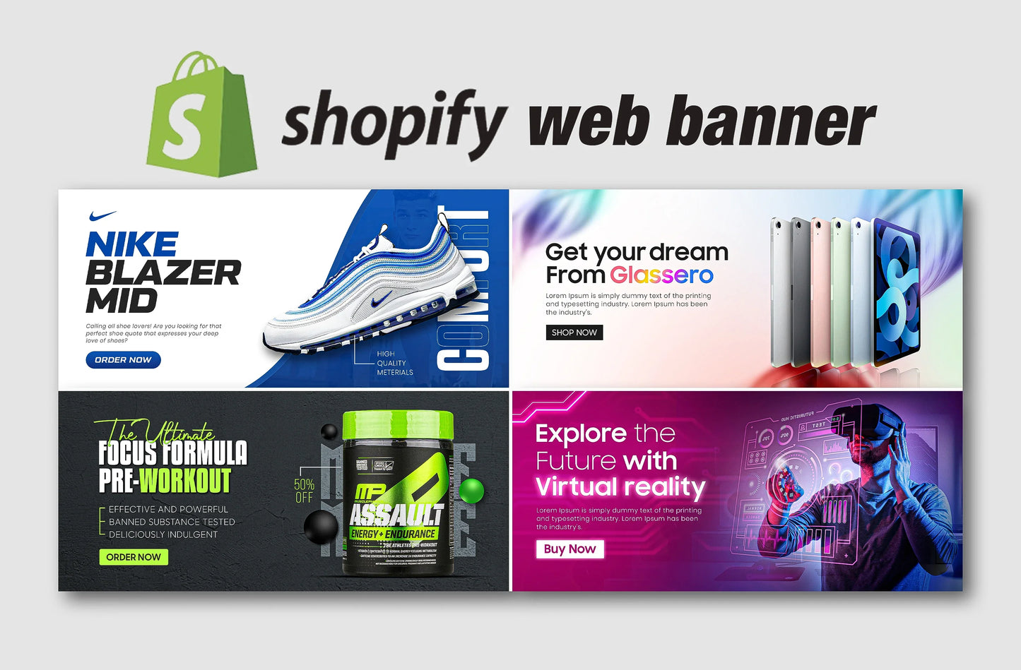 Website Header/Graphics | Shopify Banner