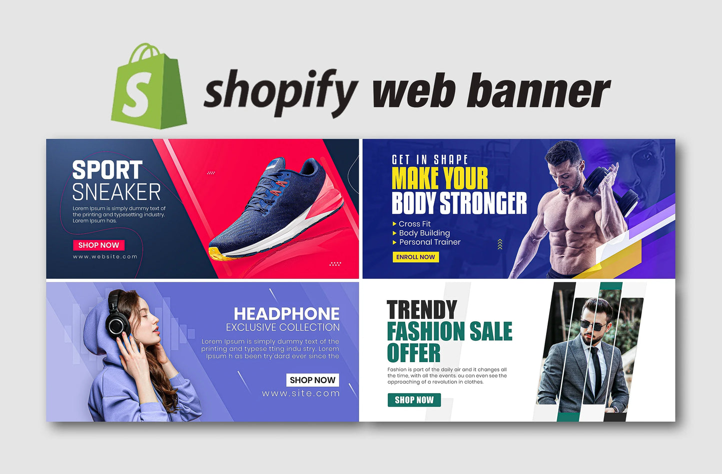 Website Header/Graphics | Shopify Banner